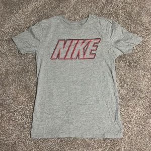 Grey Nike shirt